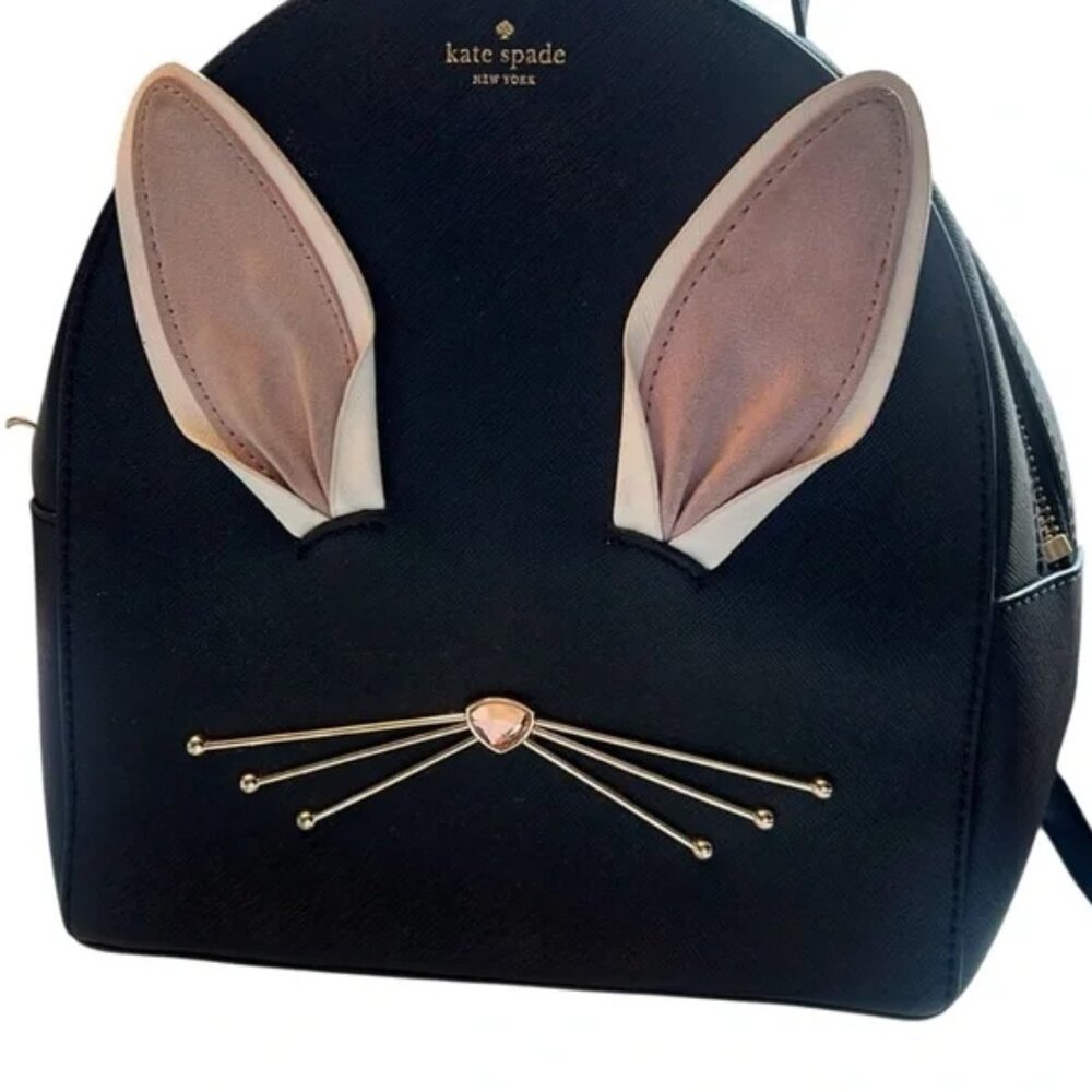 kate spade hop to it sammi bunny packpack GUC Alice in Wonderland Novelty - Picture 6 of 8